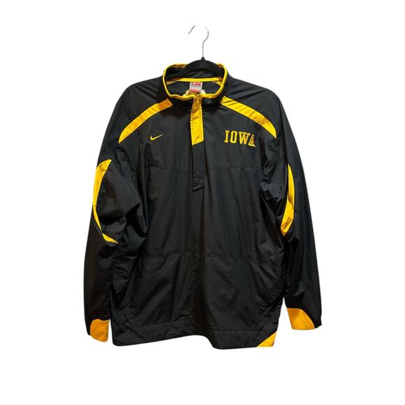 Nike Other - Nike fit storm Iowa Hawkeyes pullover 1/4 windbreaker nylon jacket size large